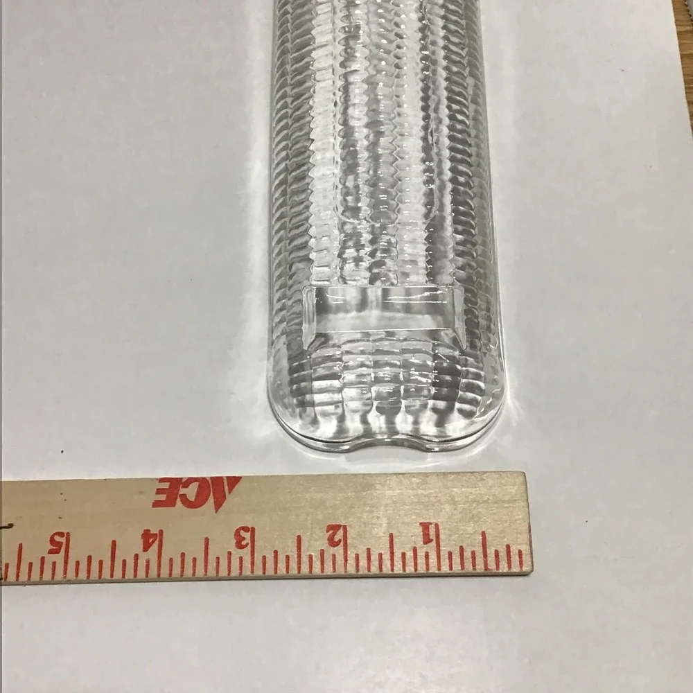 Corn On The‎ Cob Clear Rectangle Shape Vintage Dishes 8x3 Inches Lot Of 6 Nice